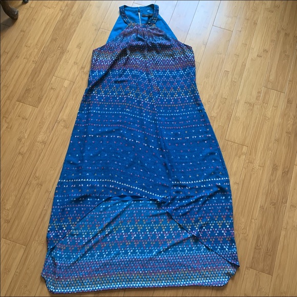 BCBGMaxAzria High/Low Geometric Dress